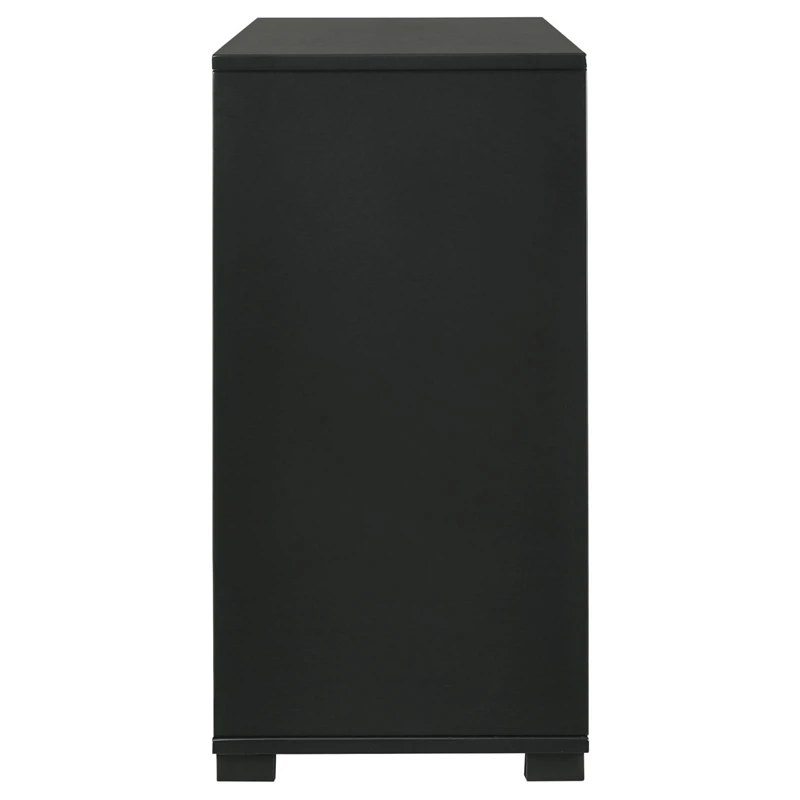 Coaster Blacktoft 6-drawer Contemporary Wood Dresser In Black Finish 9 Coaster Blacktoft 6-drawer Contemporary Wood Dresser In Black Finish - Image 9