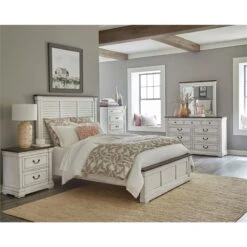 Coaster Hillcrest 5-drawer Farmhouse Wood Chest Dark Rum And White 10 Coaster Hillcrest 5-drawer Farmhouse Wood Chest Dark Rum And White -Cymax Sales 2751463 2 L
