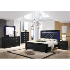 Coaster Penelope 6-drawer Contemporary Wood Dresser In Black Finish -Cymax Sales 2751611 6 L