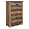 Coaster Sembene 5-drawer Farmhouse Wood Chest Antique Multi-Color