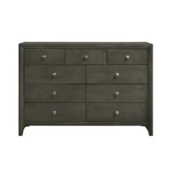Coaster Serenity 9-drawer Transitional Wood Dresser In Mod Gray 19 Coaster Serenity 9-drawer Transitional Wood Dresser In Mod Gray -Cymax Sales 2751834 3 L