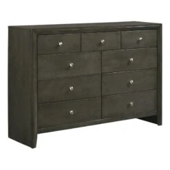 Coaster Serenity 9-drawer Transitional Wood Dresser In Mod Gray