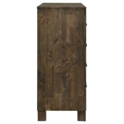 Coaster Woodmont 8-drawer Farmhouse Wood Dresser Rustic Golden Brown -Cymax Sales 2751900 8 L