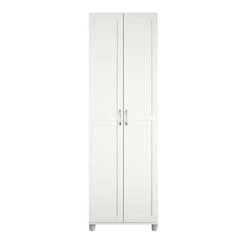 Pemberly Row Modern / Contemporary 24" Utility Cabinet In White -Cymax Sales 2758758 4 L