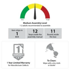 Pemberly Row Modern / Contemporary 24" Utility Cabinet In White -Cymax Sales 2758758 8 L