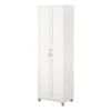 Pemberly Row Modern / Contemporary 24" Utility Cabinet In White