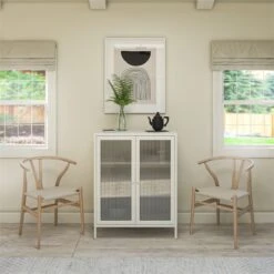 Pemberly Row Modern / Contemporary 2 Door Accent Cabinet In White 11 Pemberly Row Modern / Contemporary 2 Door Accent Cabinet In White -Cymax Sales 2758761 2 L