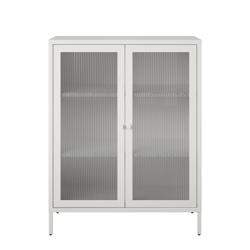 Pemberly Row Modern / Contemporary 2 Door Accent Cabinet In White 4 Pemberly Row Modern / Contemporary 2 Door Accent Cabinet In White - Image 4