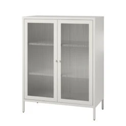 Pemberly Row Modern / Contemporary 2 Door Accent Cabinet In White 14 Pemberly Row Modern / Contemporary 2 Door Accent Cabinet In White -Cymax Sales 2758761 5 L