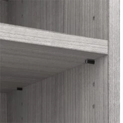 Bestar Versatile U-Shaped Walk-In Engineered Wood Closet Organizer In Gray -Cymax Sales 2766838 6 L