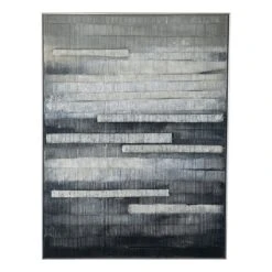 36 X 48 Inch Framed Wall Art Hand Painted Horizontal Abstract Graphics