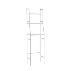 Rid 65 Inch Bath Etagere Over The Toilet Storage 3 Shelves Metal White