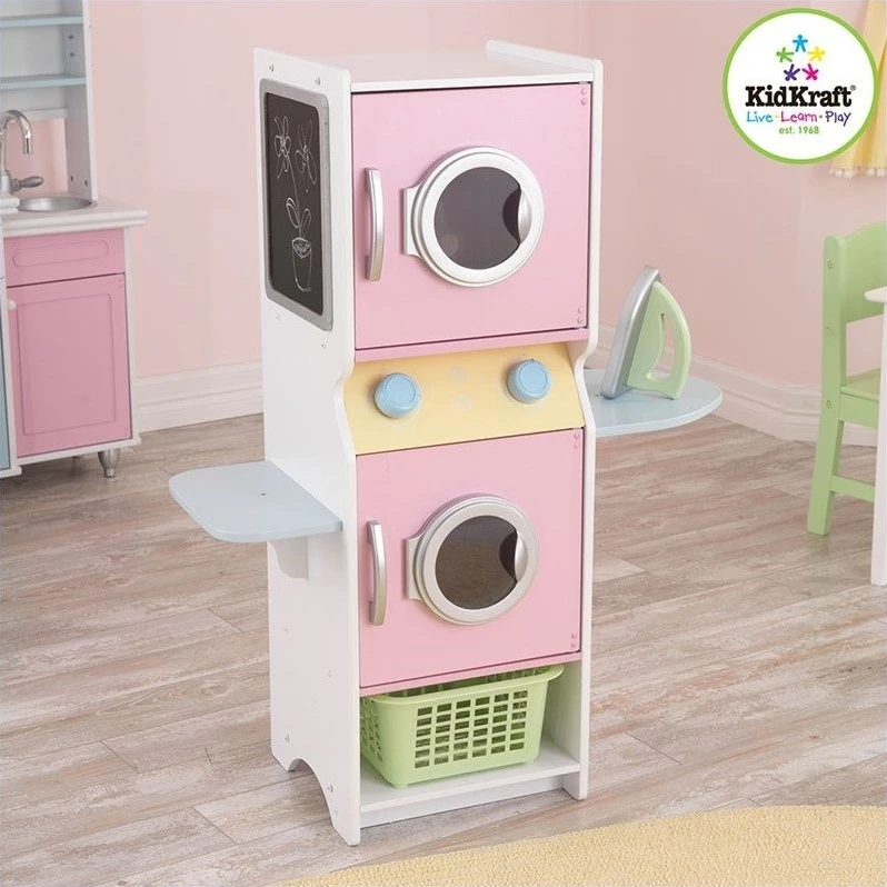 KidKraft Laundry Play Set In Pastel 2 KidKraft Laundry Play Set In Pastel - Image 2