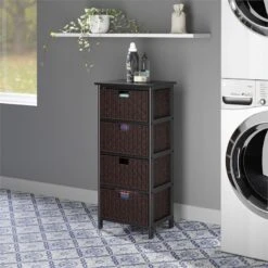 Winsome Omaha Storage Rack With 2 Foldable Baskets In Black -Cymax Sales 456660 3 L