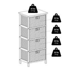 Winsome Omaha Storage Rack With 2 Foldable Baskets In Black -Cymax Sales 456660 7 L