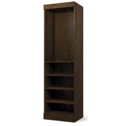 Bestar Pur 25" Storage Unit In Chocolate -Cymax Sales 501501 2 L