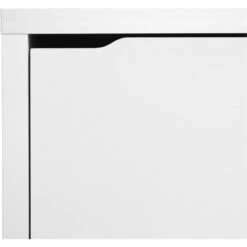Baxton Studio Simms Shoe Cabinet In White -Cymax Sales 504224 4 L