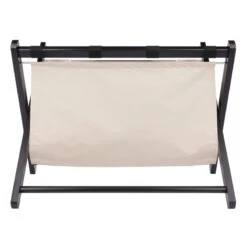 Winsome Dora Luggage Rack With Fabric Basket In Espresso -Cymax Sales 530067 7 L