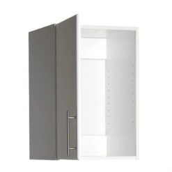 Prepac Elite 16" Stackable Wall Cabinet In Black -Cymax Sales 53788 2 L