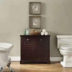 Crosley Lydia Laundry Hamper In Espresso -Cymax Sales 620811 4 L