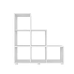 Manhattan Comfort Cascavel Wood Adjustable Storage Cubbies In White -Cymax Sales 655601 10 L